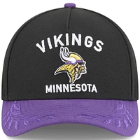 Men's New Era /Purple Minnesota Vikings 2025 NFL Draft 9FORTY M-Crown A-Frame Adjustable Hat