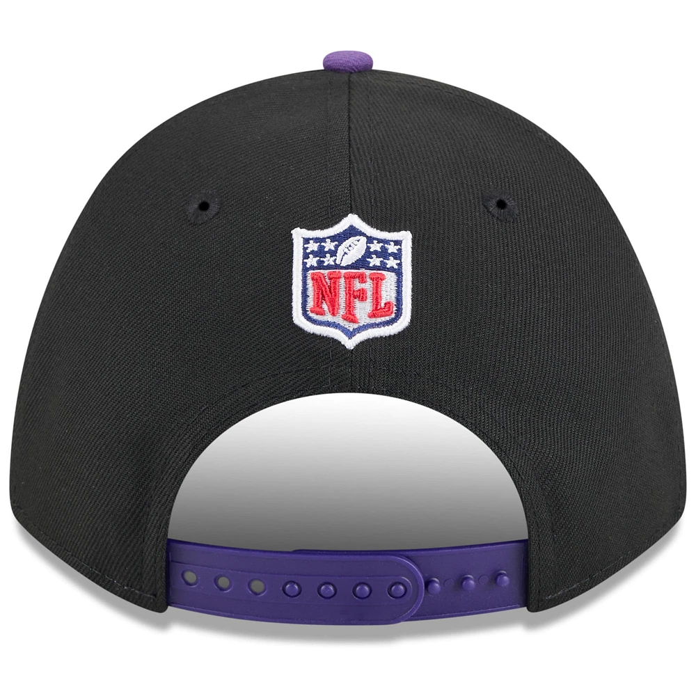Men's New Era /Purple Minnesota Vikings 2025 NFL Draft 9FORTY M-Crown A-Frame Adjustable Hat