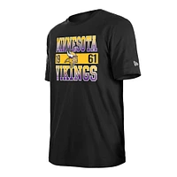 T-shirt noir de l'équipe la ville des Minnesota Vikings New Era pour homme