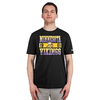 T-shirt noir de l'équipe la ville des Minnesota Vikings New Era pour homme