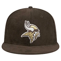 Casquette ajustée 59FIFTY Choco Cord des Vikings du Minnesota de New Era pour homme