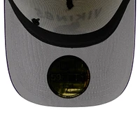 Men's New Era Cream/Purple Minnesota Vikings 2025 NFL Draft A-Frame 59FIFTY Fitted Hat