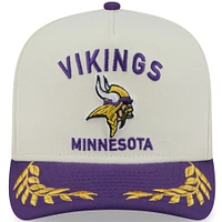 Men's New Era /Purple Minnesota Vikings 2025 NFL Draft A-Frame 9FIFTY Snapback Hat