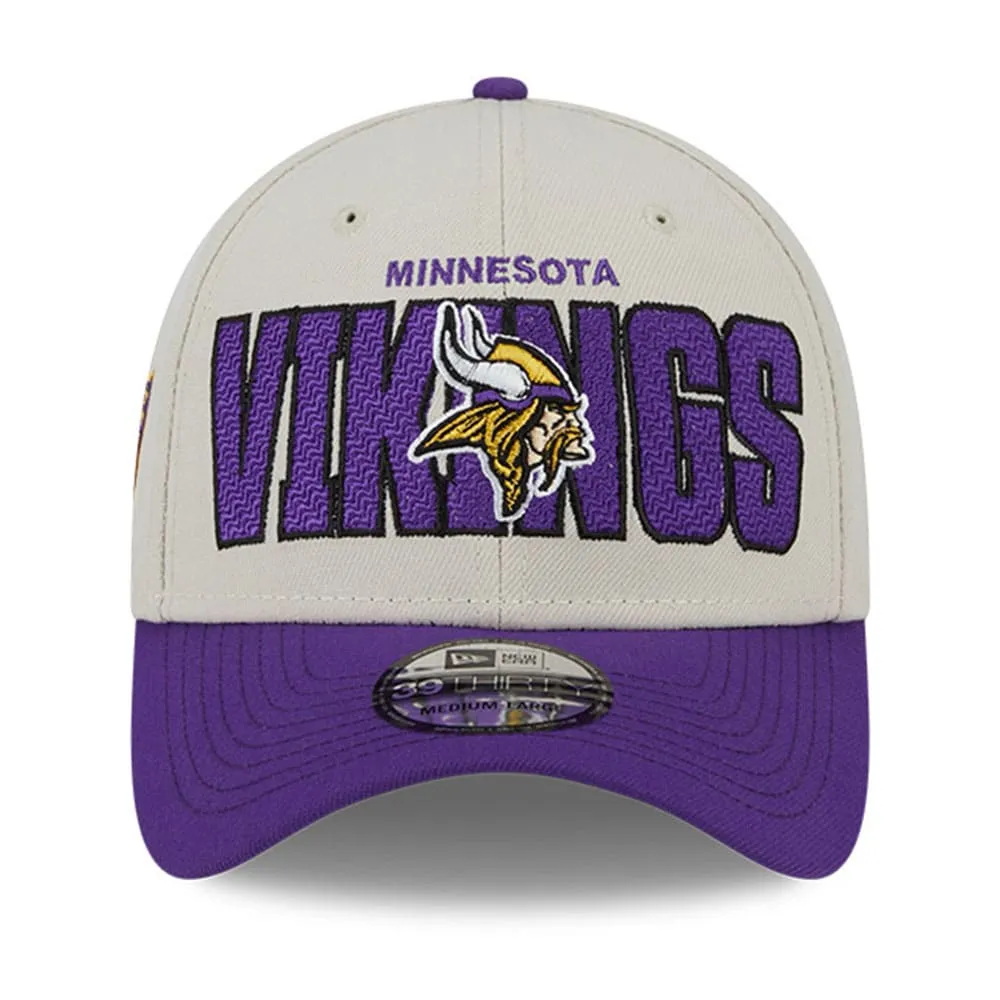 Minnesota Vikings New Era 2023 Sideline 39THIRTY Flex Hat - White