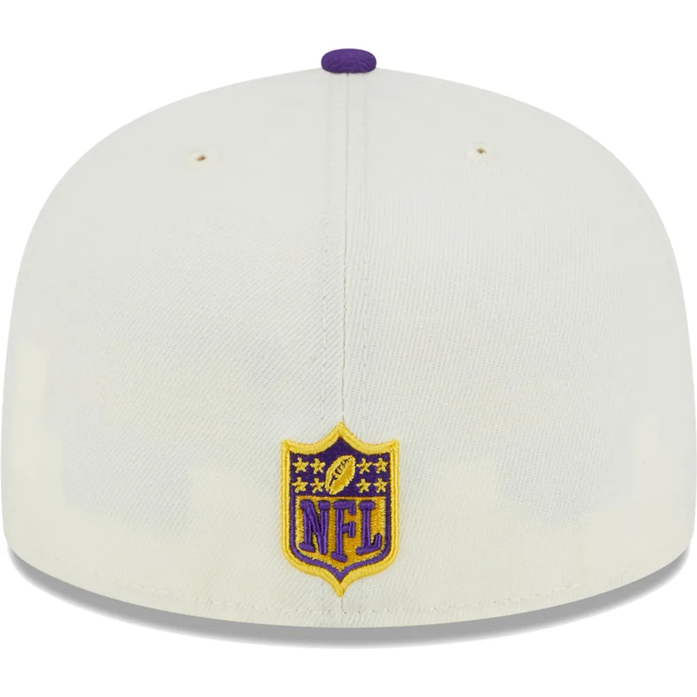 Lids Minnesota Vikings New Era White on 59FIFTY Fitted Hat