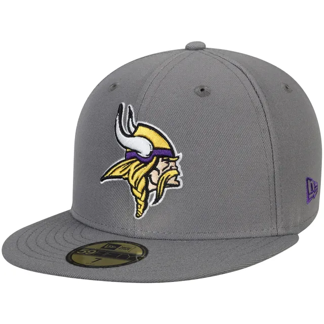 Men's New Era Gray/Graphite Minnesota Vikings Grayed Out Neo 2 39THIRTY  Flex Hat 