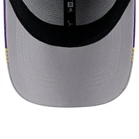 Men's New Era Gray Minnesota Vikings Active Visor Trim 39THIRTY Flex Hat