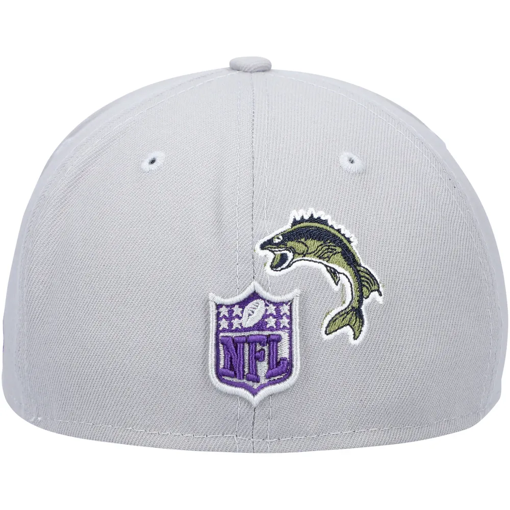 Lids Minnesota Vikings New Era White on 59FIFTY Fitted Hat