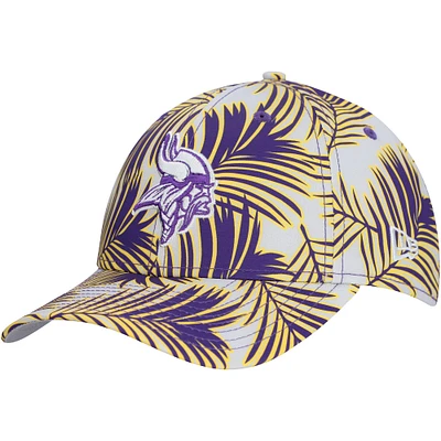 Casquette 39THIRTY Flex Palms des Minnesota Vikings de New Era pour homme, gris