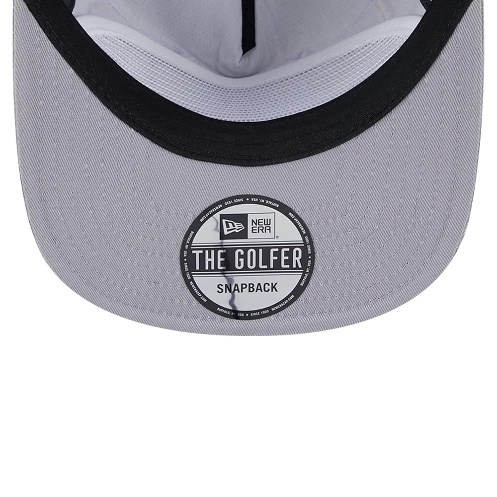 Men's New Era Gray Minnesota Vikings Throwback Corded Golfer Snapback Hat