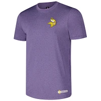 T-shirt New Era pour homme violet chiné Minnesota Vikings 2024 NFL Training Camp