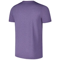 T-shirt New Era pour homme violet chiné Minnesota Vikings 2024 NFL Training Camp