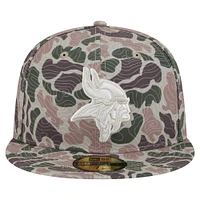 Men's New Era  Minnesota Vikings Geo Camo 59FIFTY Fitted Hat