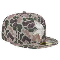 Men's New Era  Minnesota Vikings Geo Camo 59FIFTY Fitted Hat