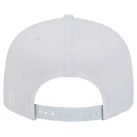 Men's New Era Minnesota Vikings Main White on White 9FIFTY Snapback Hat