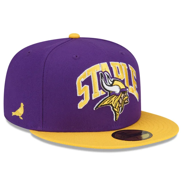 Men's New Era Purple Baltimore Ravens Omaha Low Profile 59FIFTY