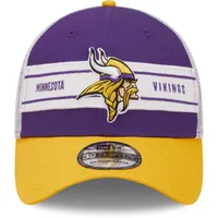 Men's New Era Purple/Gold Minnesota Vikings Team Banded 39THIRTY - Flex Hat