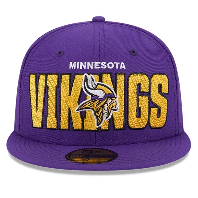 Lids Minnesota Vikings New Era 2023 NFL Draft 39THIRTY Flex Hat -  Stone/Purple