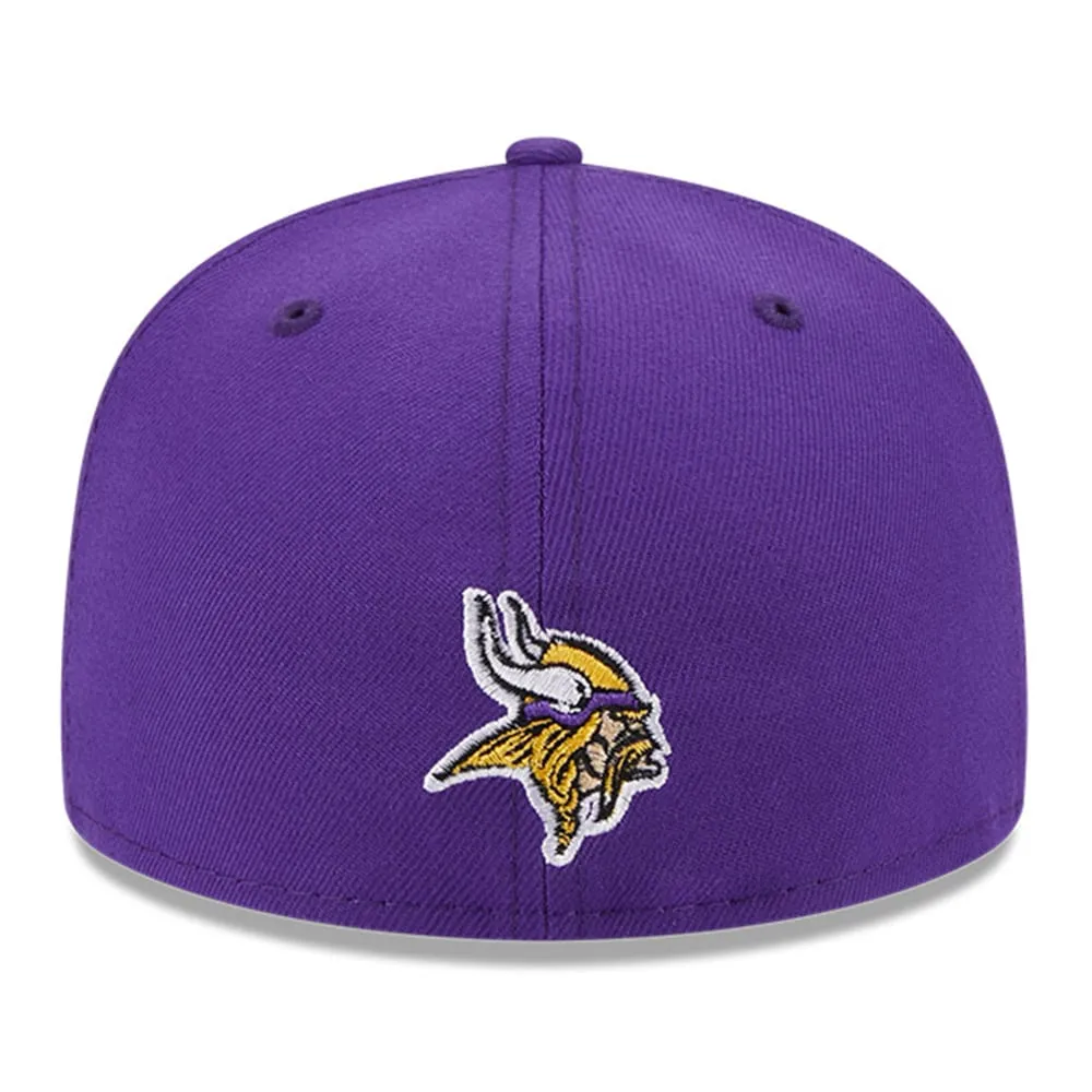 Minnesota Vikings NFL Draft Black 59FIFTY Fitted Cap