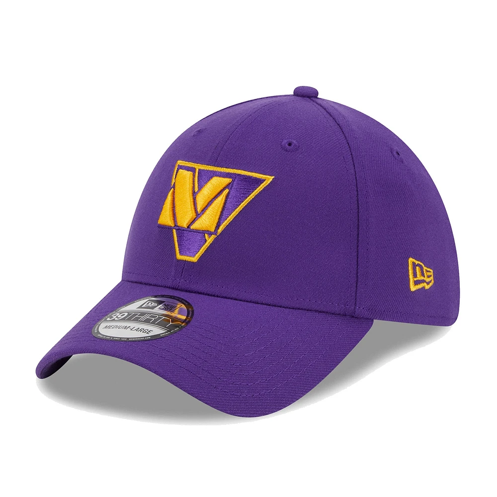 Casquette 39THIRTY Flex New Era Minnesota Vikings City Originals violette pour homme