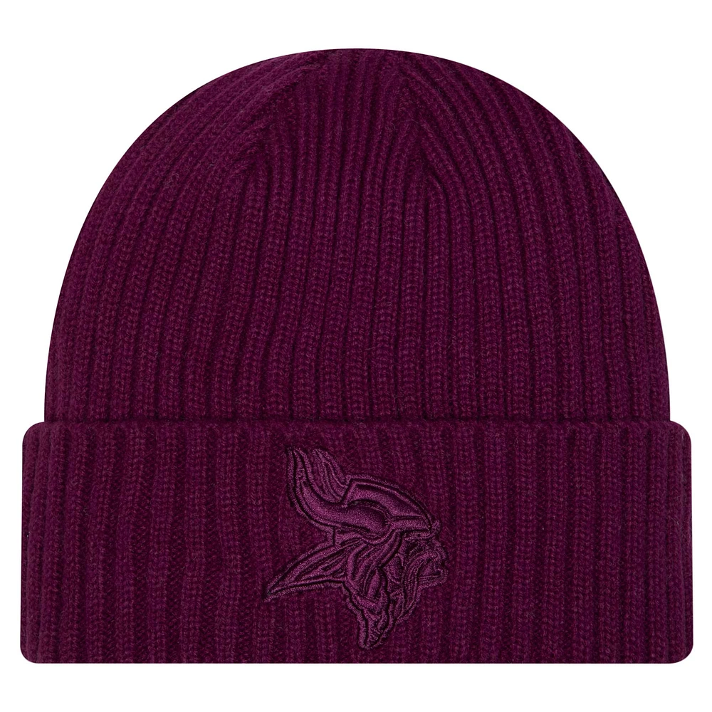 Men's New Era Purple Minnesota Vikings Color Pack Cuffed Knit Hat