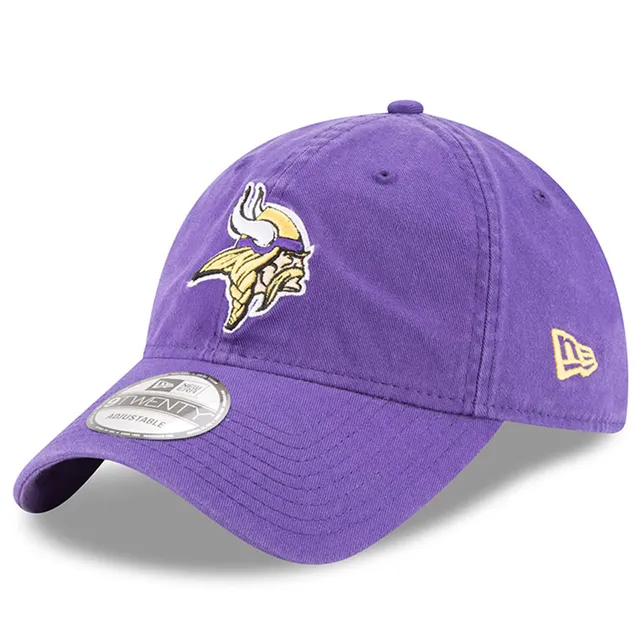 Women's New Era Purple Minnesota Vikings Script 9TWENTY Adjustable Hat