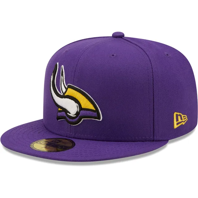 Men's New Era Graphite/Purple Minnesota Vikings 2021 NFL Draft On-Stage  59FIFTY Fitted Hat