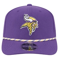 Casquette extensible à boutons-pression New Era 9SEVENTY pour homme, motif Gameday des Vikings du Minnesota, violet