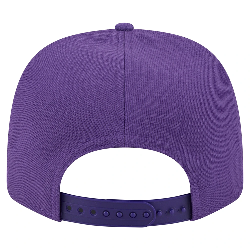 Casquette extensible à boutons-pression New Era 9SEVENTY pour homme, motif Gameday des Vikings du Minnesota, violet