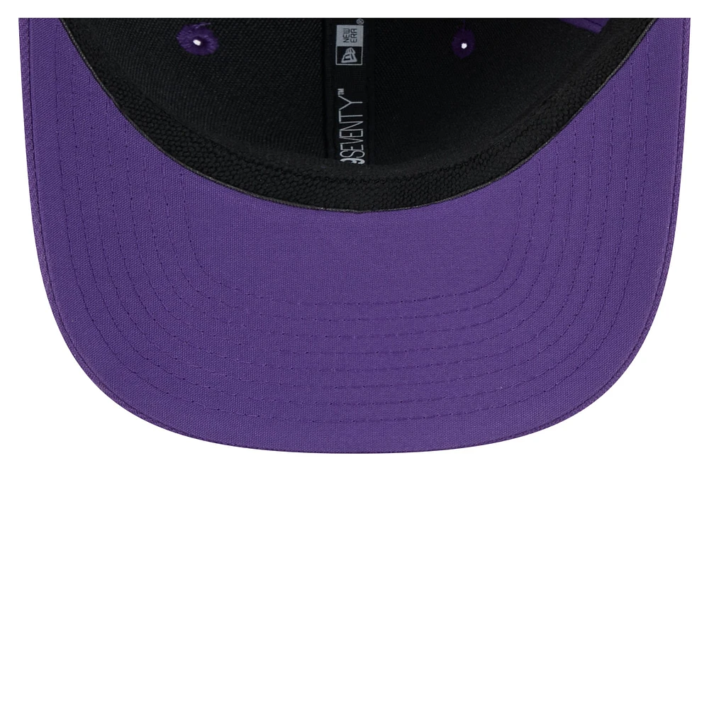 Casquette extensible à boutons-pression New Era 9SEVENTY pour homme, motif Gameday des Vikings du Minnesota, violet