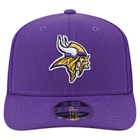 Men's New Era Purple Minnesota Vikings Main Trucker 9SEVENTY Stretch-Snap Hat
