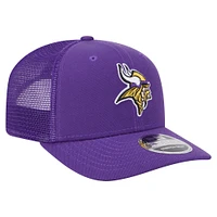 Men's New Era Purple Minnesota Vikings Main Trucker 9SEVENTY Stretch-Snap Hat