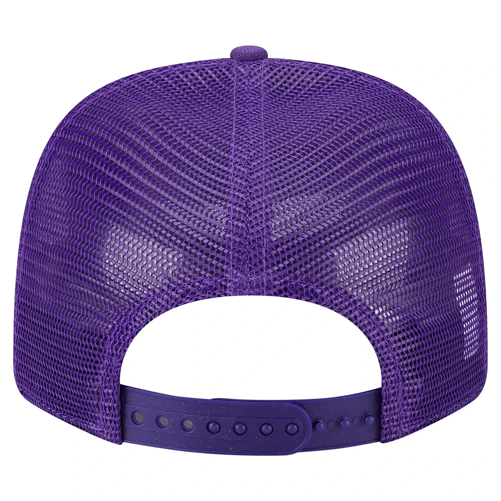 Men's New Era Purple Minnesota Vikings Main Trucker 9SEVENTY Stretch-Snap Hat