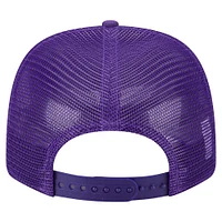 Men's New Era Purple Minnesota Vikings Main Trucker 9SEVENTY Stretch-Snap Hat