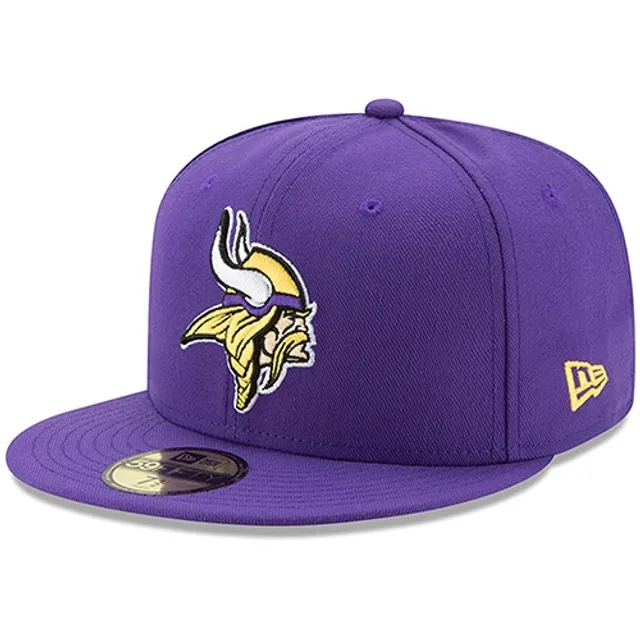 Men's Fanatics Branded Purple/White Minnesota Vikings Fundamentals Two-Tone Trucker Adjustable Hat