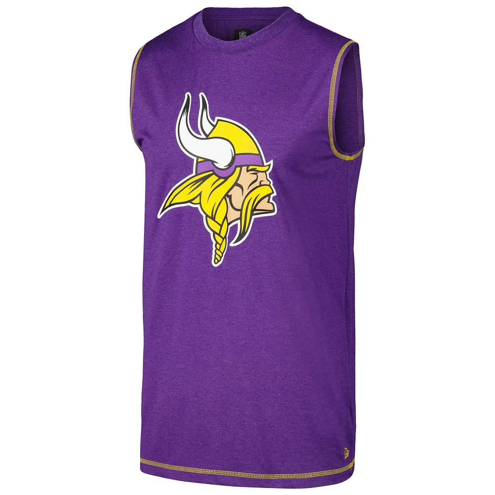 Débardeur violet New Era pour hommes des Vikings du Minnesota