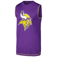 Débardeur violet New Era pour hommes des Vikings du Minnesota