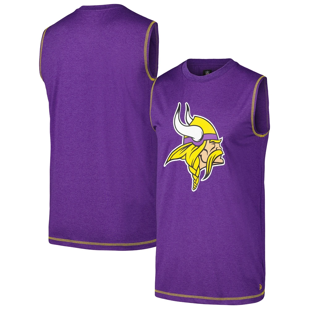 Débardeur violet New Era pour hommes des Vikings du Minnesota