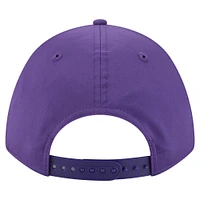 Casquette ajustable New Era blanche/violette pour homme, style A-Frame, style Adventure Gradient 9FORTY M-Crown, Vikings du Minnesota