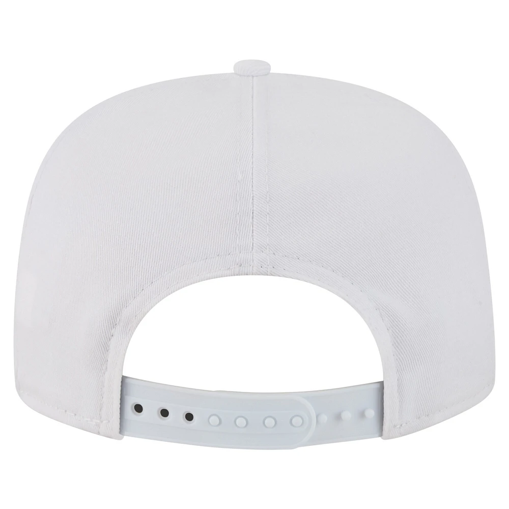 Men's New Era White Minnesota Vikings Collide Golfer Snapback Hat