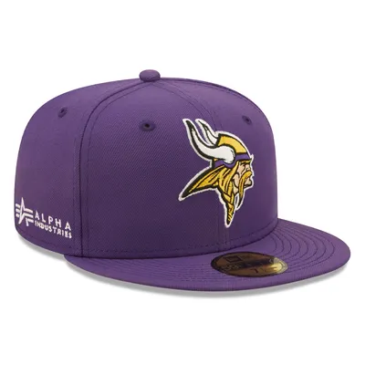 Minnesota Vikings New Era Color Pack 59FIFTY Fitted Hat - Purple