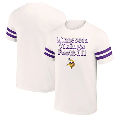 T-shirt vintage pour homme de la collection NFL x Darius Rucker Fanatics, couleur crème, Minnesota Vikings