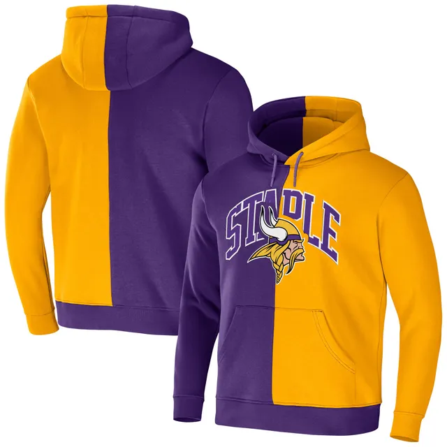 Men's Antigua White Minnesota Vikings Victory Pullover Hoodie