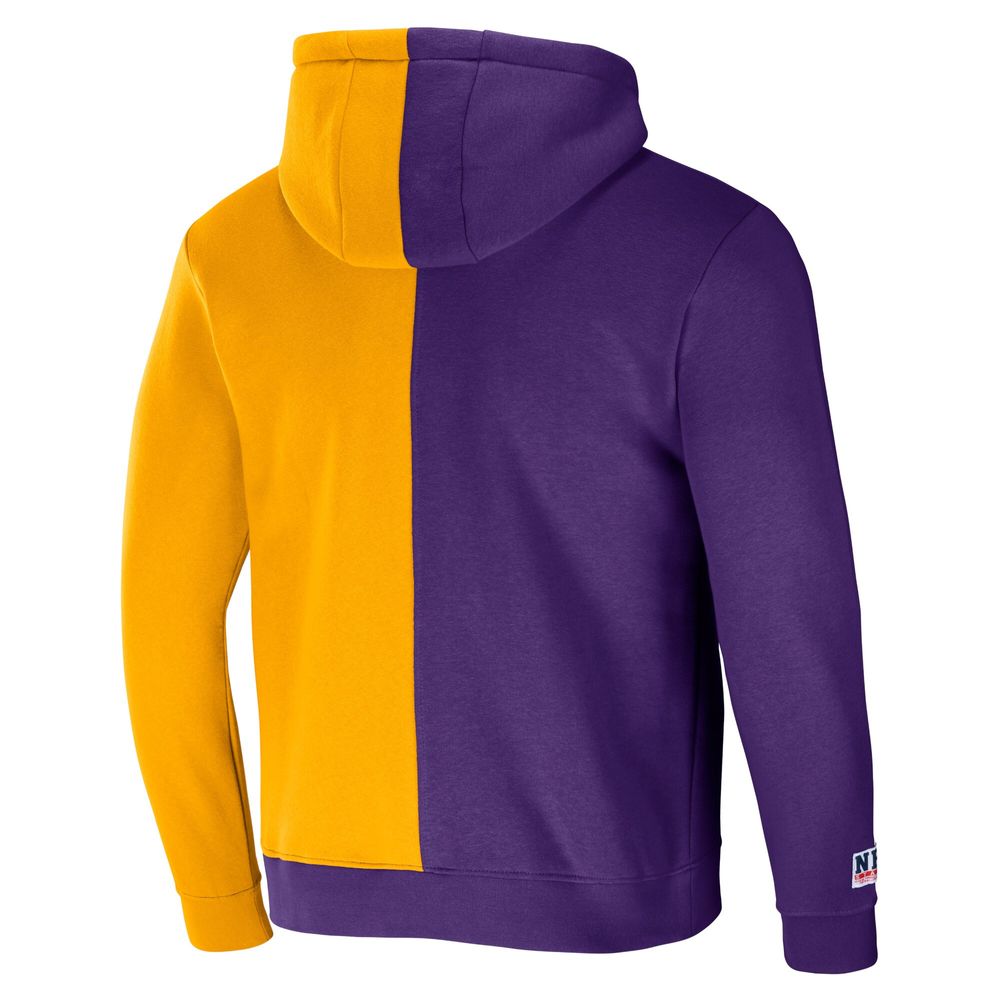 Men's NFL x Staple Purple Minnesota Vikings Split Logo Pullover Hoodie Size: Extra Large