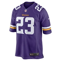 Maillot de match Nike Andrew Booth Jr. pour homme des Vikings du Minnesota, violet