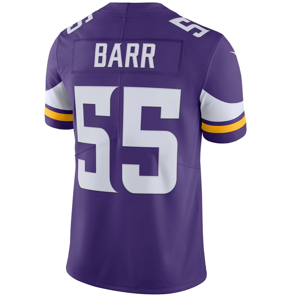 Nike Men's Nike Anthony Barr Purple Minnesota Vikings Vapor Untouchable  Limited Player Jersey