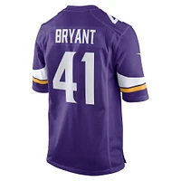 Maillot de match Nike Austin Bryant violet des Vikings du Minnesota pour homme