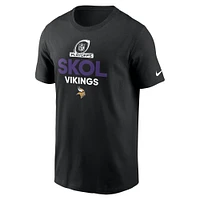 T-shirt Nike noir pour homme Minnesota Vikings 2024 NFL Playoffs