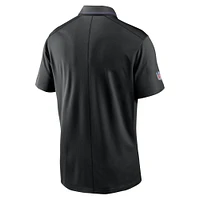 Men's Nike Black Minnesota Vikings Sideline Victory Performance Polo