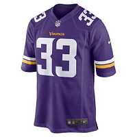 Men's Nike Brian Asamoah Purple Minnesota Vikings Player Game Jersey